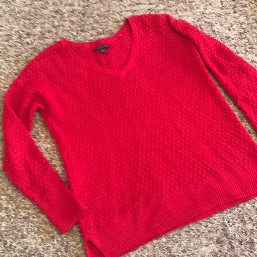 Red sweater